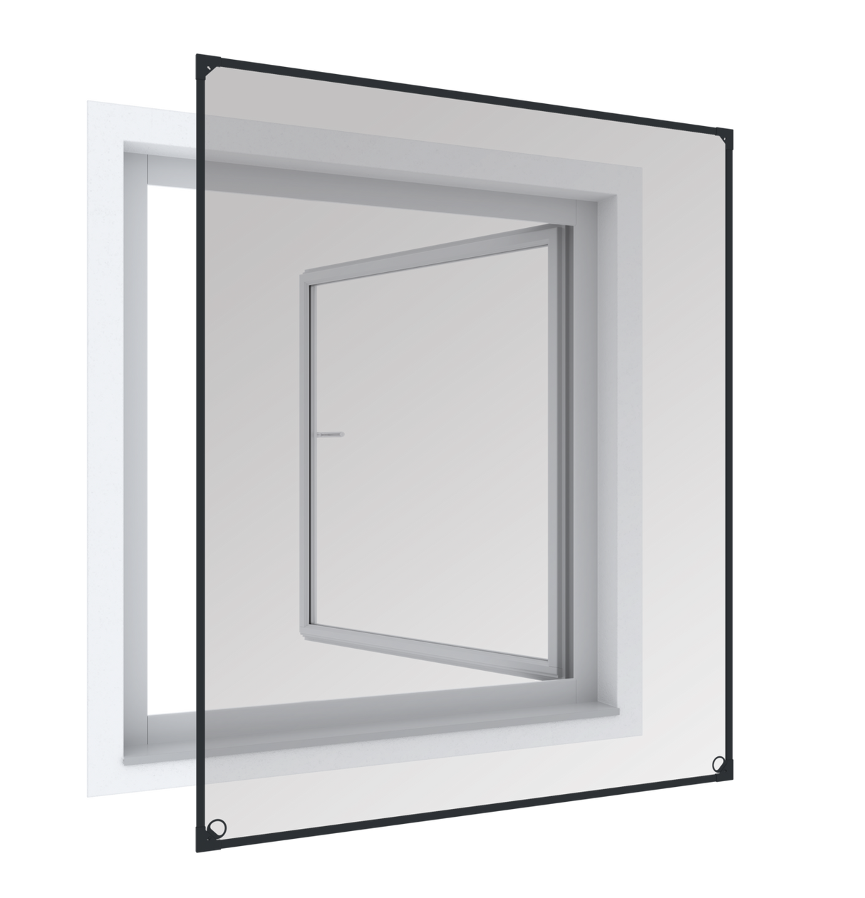 Fliegengitter Magnetrahmen Fenster