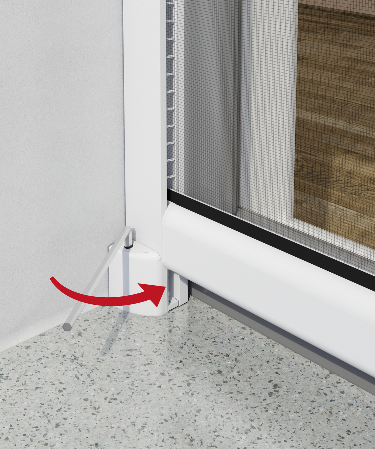 Fliegengitterrollo für Fenster nach Maß