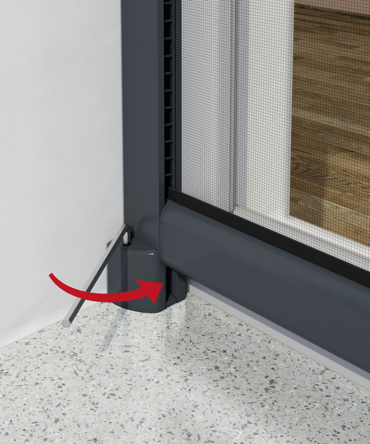 Fliegengitterrollo für Fenster nach Maß
