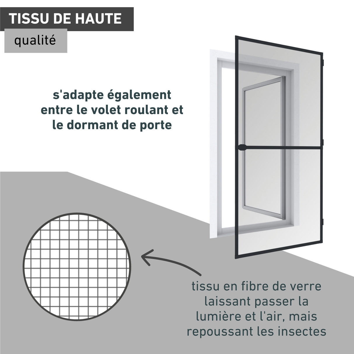 Cadre pour portes battantes RHINO SCREEN