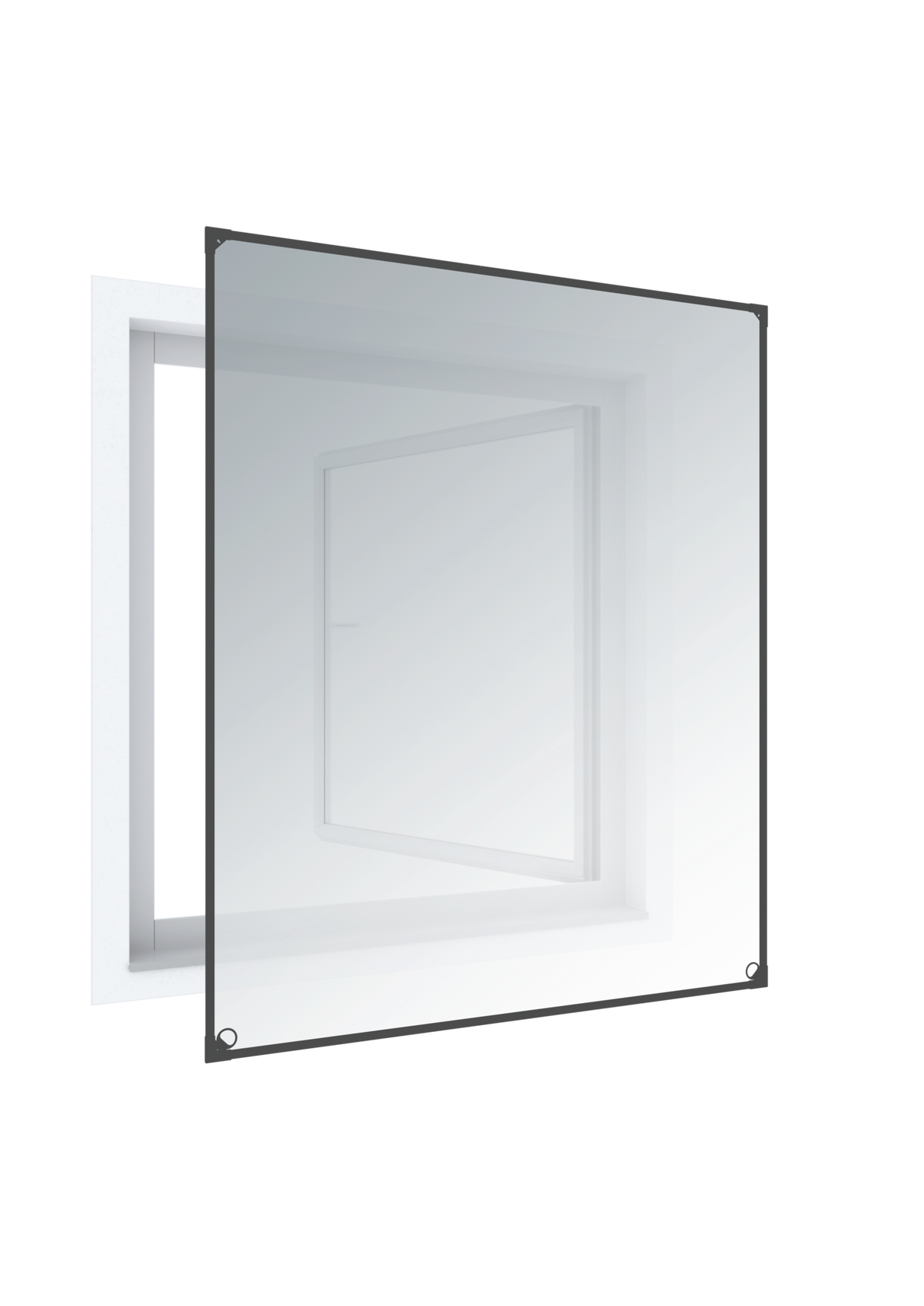 COOL Magnetrahmen Fenster mit Sonnenschutz