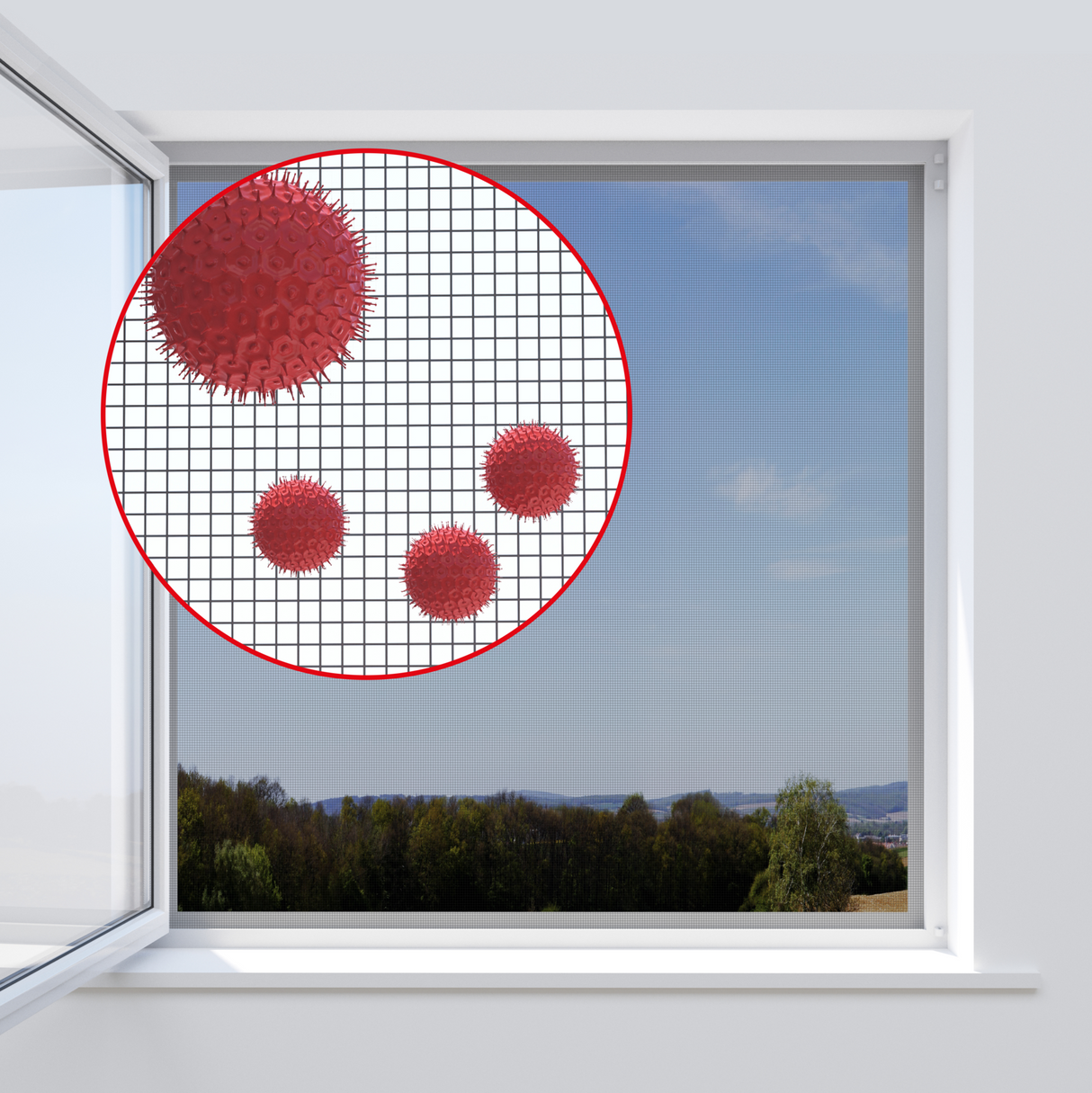 Pollenschutz-Set für Fenster