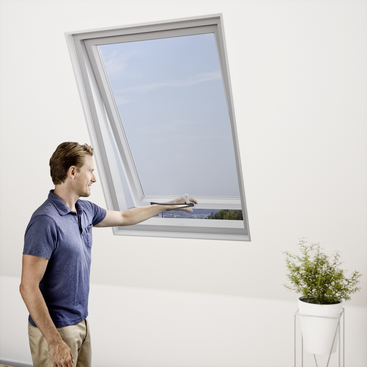 Fliegengitter für Dachfenster