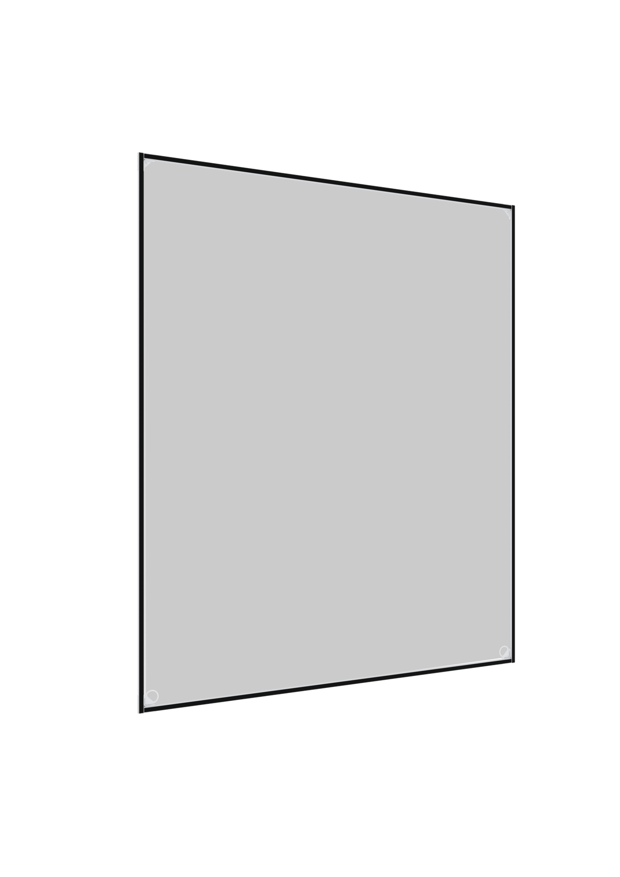 Magnetrahmen Fenster mit Pollenschutz