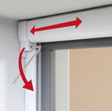 Fliegengitterrollo für Fenster nach Maß