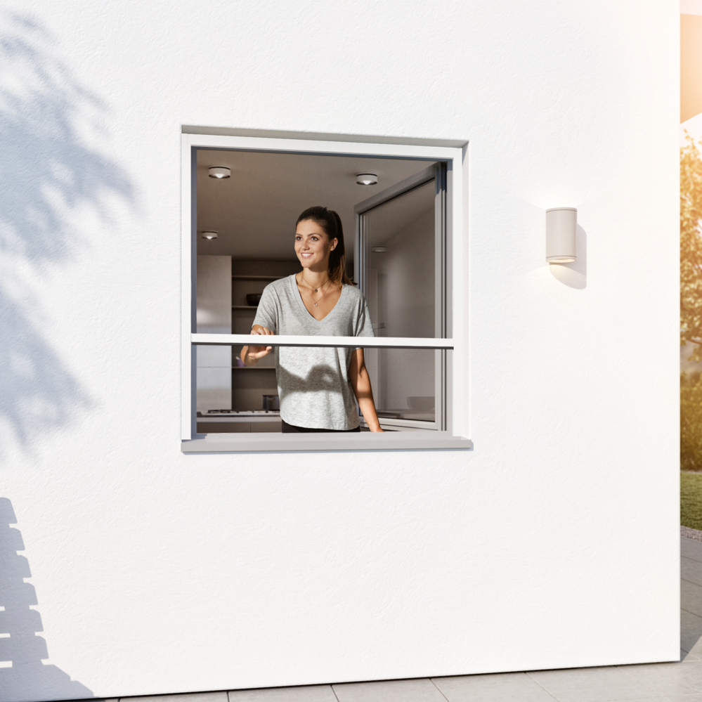 Fliegengitter Rollo Fenster "RHINO" (Aktion)