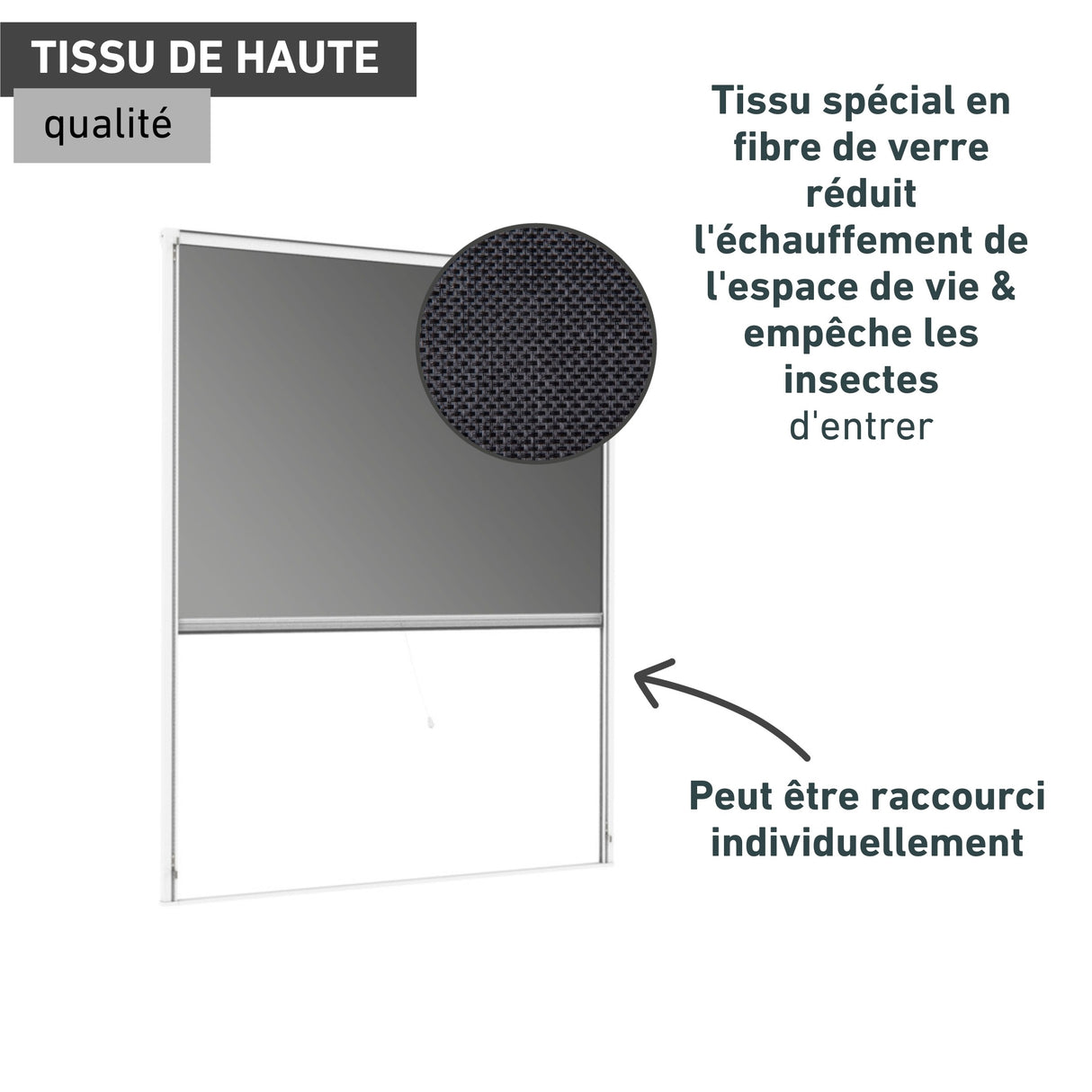 COOL Sonnenschutz Rollofenster zum Einhängen