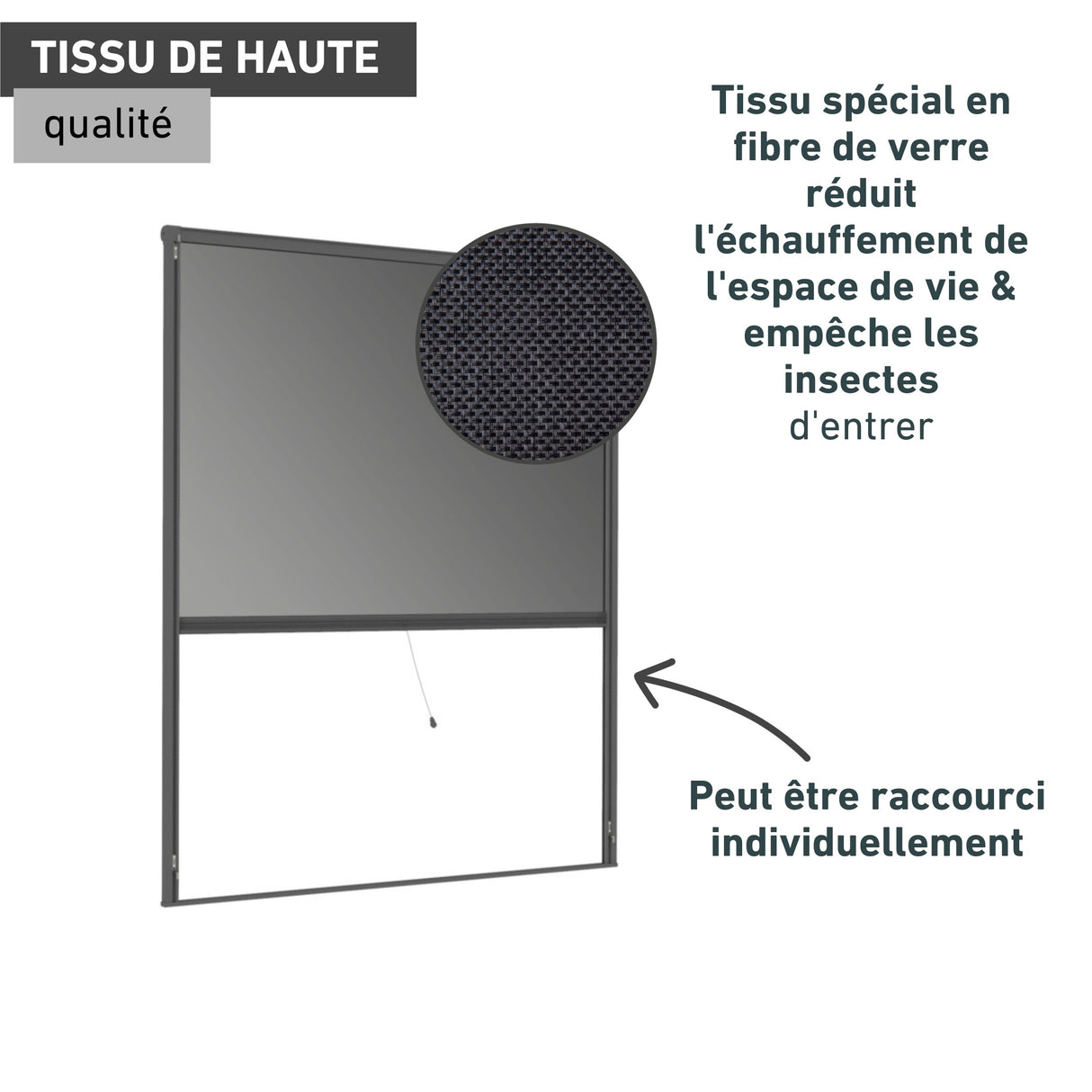 COOL Sonnenschutz Rollofenster zum Einhängen