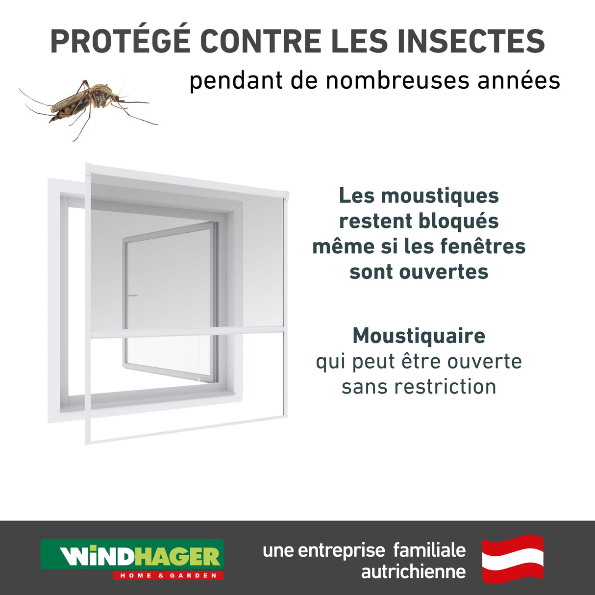 Insektenschutz Fliegengitter Rollofenster zum Einhängen