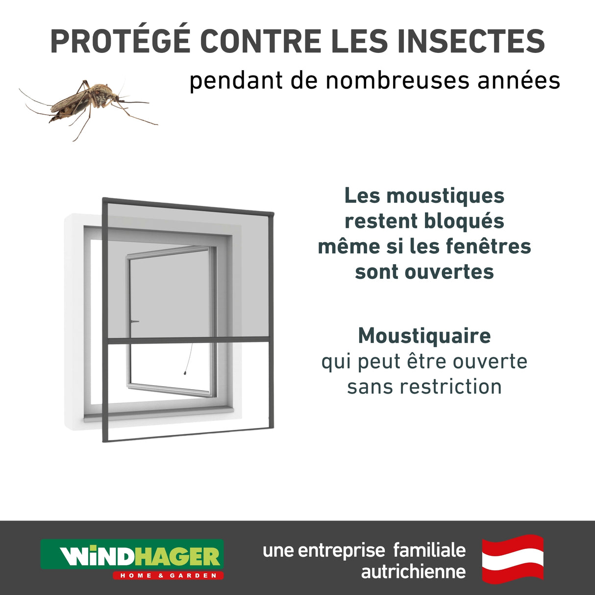 Insektenschutz Fliegengitter Rollofenster zum Einhängen