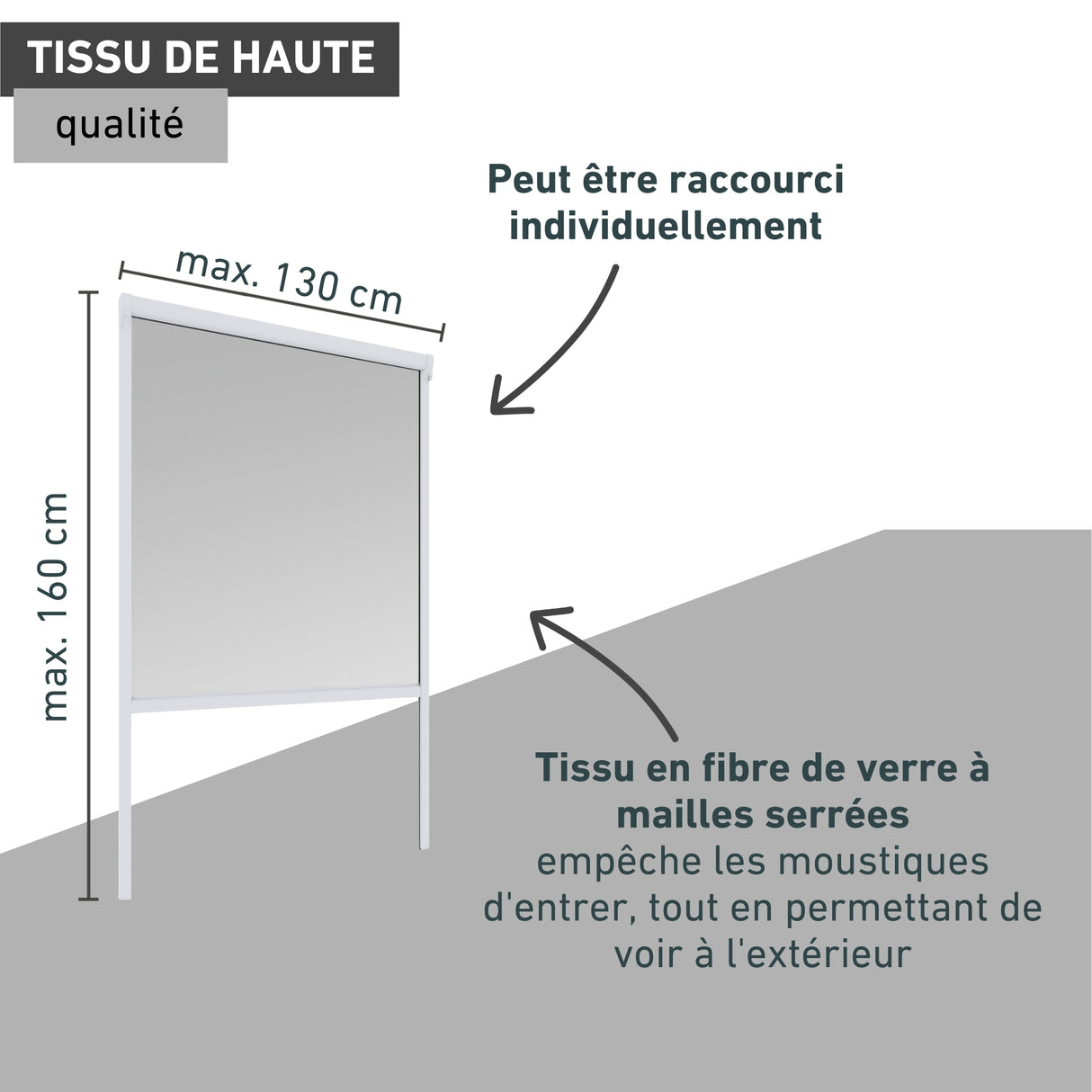 Store enrouleur pour fenêtres (PVC) BASIC