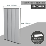 Rideau moustiquaire "télescopique"