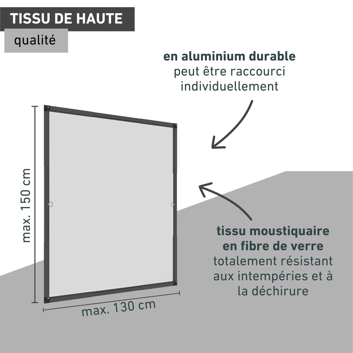 Cadre télescopique pour fenêtres