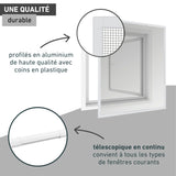Cadre télescopique pour fenêtres