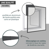 Cadre télescopique pour fenêtres