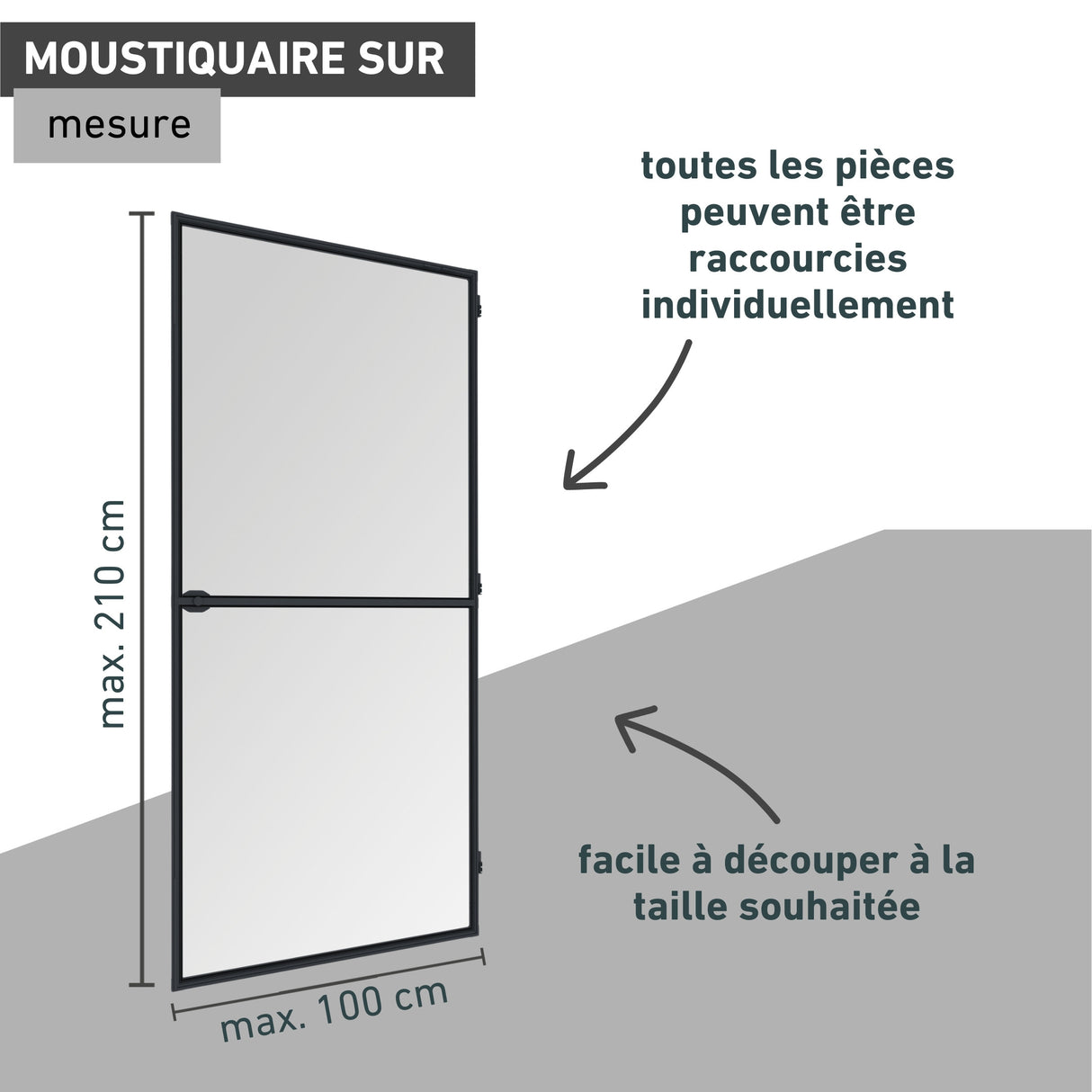 Cadre pour portes battantes RHINO SCREEN