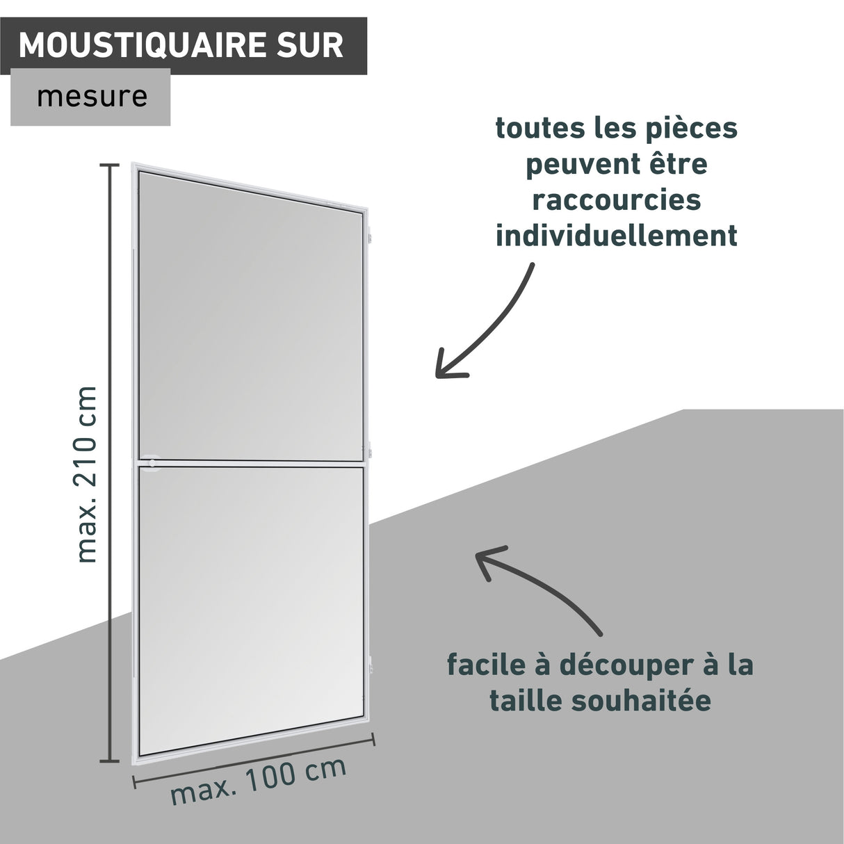 Cadre pour portes battantes RHINO SCREEN