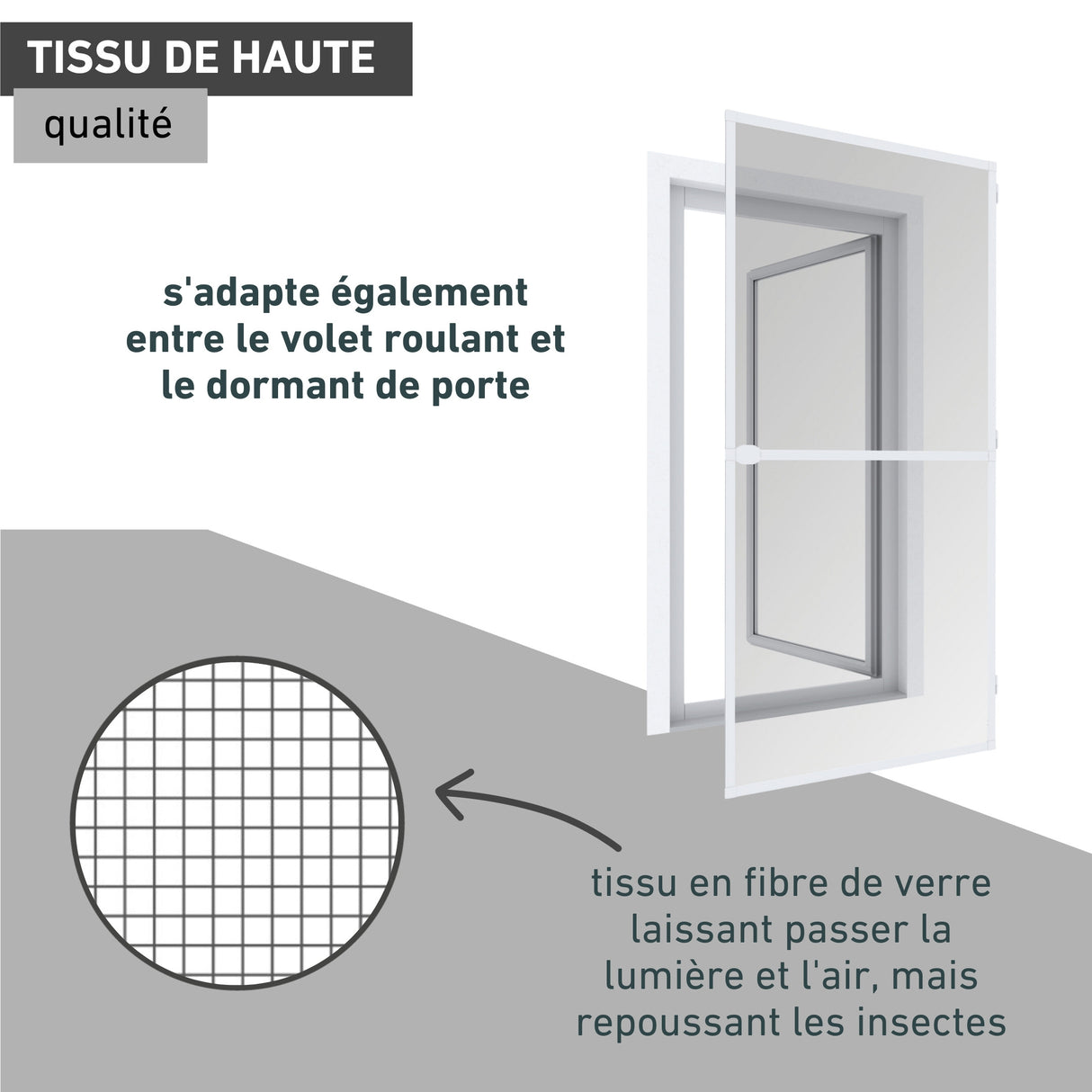 Cadre pour portes battantes RHINO SCREEN